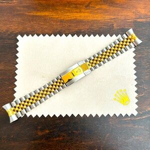 21mm two tone jubilee bracelet never worn.